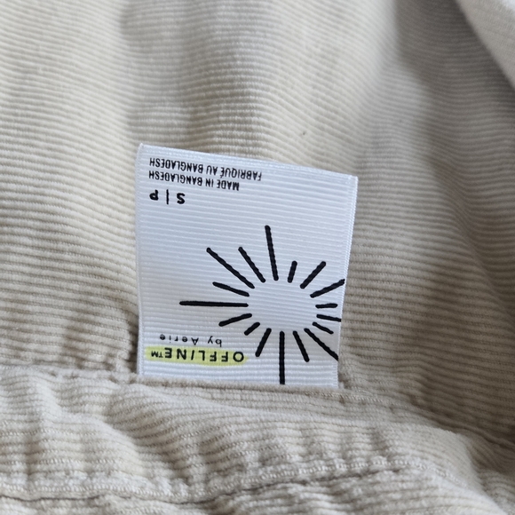 Aerie 3/4 Zip Beige Utility Jacket for Women Sz Small - Picture 3 of 8